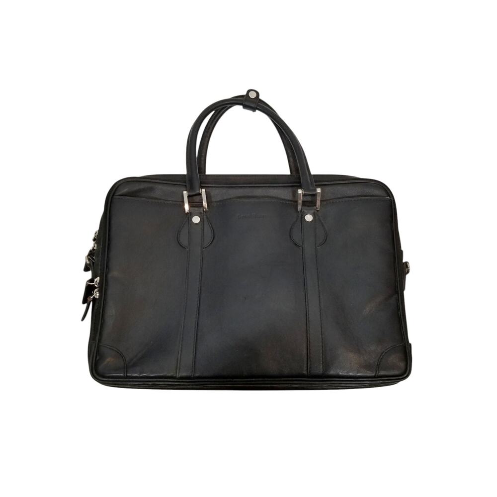 Cole Haan Black Leather Briefcase